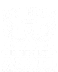 My Hero Is Now My Angel Lung Cancer Awareness Supporter Meaningful Gift Valucap Bio-Washed Visor