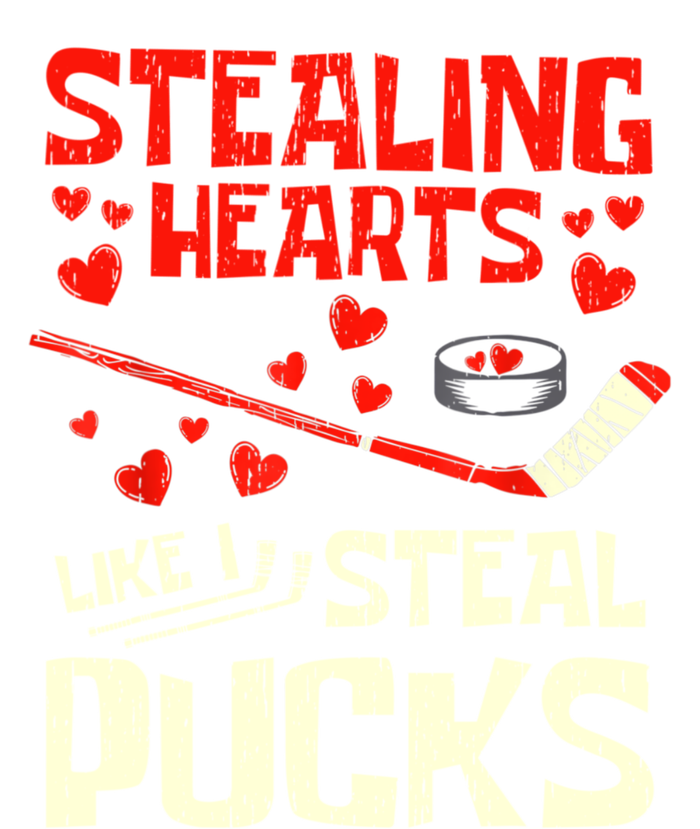 Stealing Heart Like I Steal Pucks Valentines Day Hockey T-Shirt