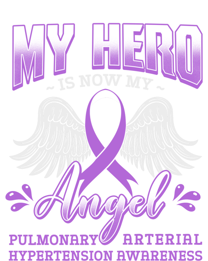 My Hero Is Now My Angel Pulmonary Hypertension Awareness Gift Women's Long Sleeve Flannel Pajama Set 