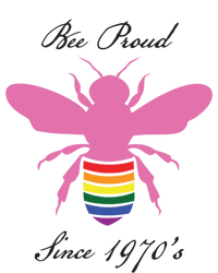 Bee Proud Lgbtq Hippie Since 1970 Great Gift T-Shirt