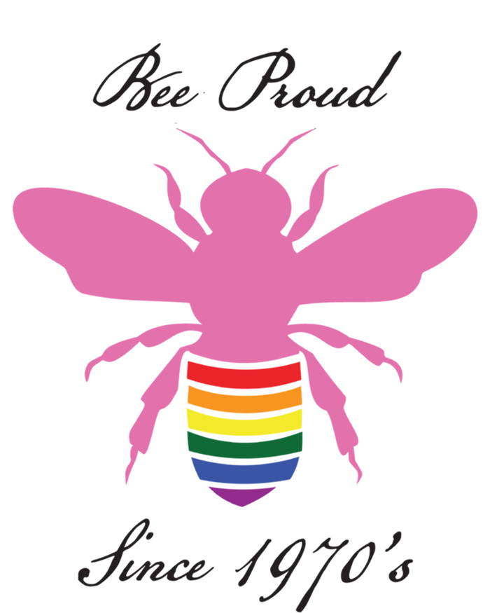 Bee Proud Lgbtq Hippie Since 1970 Great Gift T-Shirt