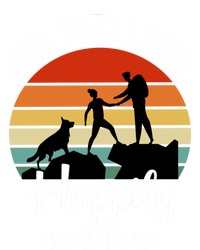 Hikers With Dog They Lived Happily Ever After Hiking Camping Gift T-Shirt