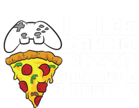 I Like Gaming Pizza And Maybe Like 3 People Gift Women's Long Sleeve Flannel Pajama Set 