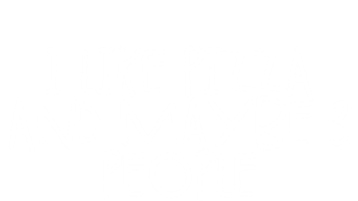 I Like Pizza And Maybe 3 People Gift Women's V-Neck T-Shirt