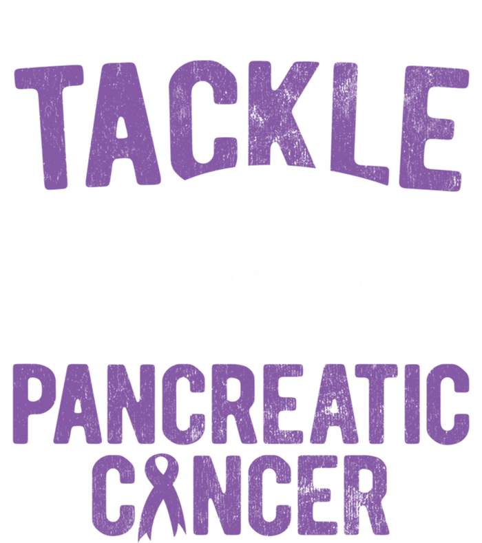 Purple Tackle Pancreatic Cancer Awareness Gift Tie Dye Hoodie