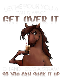 Funny Horse Let Me Pour You A Glass Of Get Over It Christmas Pajama Set