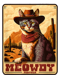 Meowdy! Funny Country Music Cat Cowboy Hat Wanted Poster Women's Perfect Tri Rocker Tank