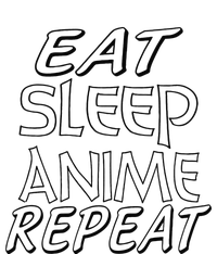 Anime Lover Funny Gift Eat Sleep Anime Repeat T-Shirt