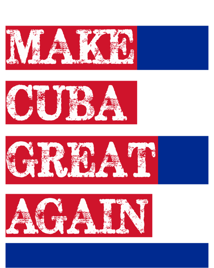 Make Cuba Great Again Cuban Flag Gift Women's V-Neck T-Shirt