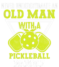 Pickleball Never Underestimate An Old Man With A Pickleball Paddle Sweatshirt Cinch Pack Bag