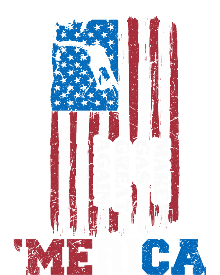 Make Gas Great Again Merica Petrol Pump Us Flag Great Gift Tall Hoodie