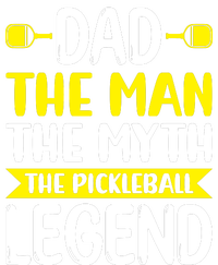 Pickleball Dad The Man The Myth The Pickleball Legend Father's Gift Dry Zone Grid Polo