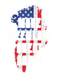 Make Greenland Great Again 51st State Usa Flag Retro Meaningful Gift Women's Flannel Pajama Set