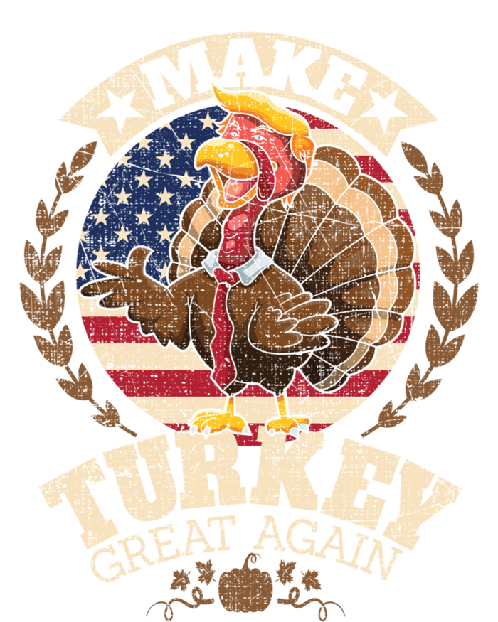 Make Turkey Great Again Grunge Thanksgiving Trumpkin Us Flag Gift Tote Bag