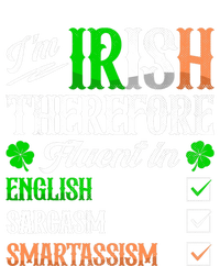 Funny Irish Fluent In Smart St Patricks Day Ireland Fan T-Shirt