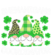 Shenanigans Coordinator Teachers St Patricks Day Gnomes Women's Knotted Racerback Tank