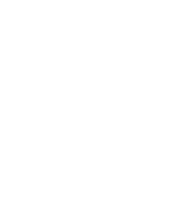 Wife Mom Boss Funny Gift Funny Mom Gift Women's Racerback Tank