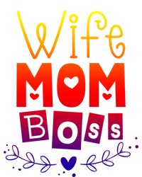 Wife Mom Boss Funny Mother Mama Mommy Gift Sweatshirt