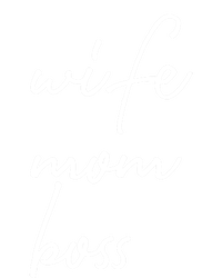 Wife Mom Boss Lady Funny Cute Mommy Cute Gift Ladies Long Sleeve Shirt