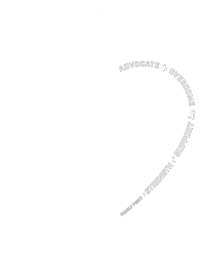 Wings Ribbon My Hero Is Now My Angel Lung Cancer Awareness Gift Ladies Essential Tank