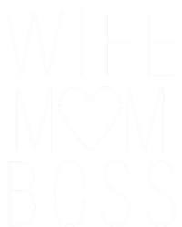 Wife Mom Boss Silver Foil Gift T-Shirt