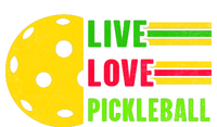 Funny Live Love Pickleball Ladies Essential Tank