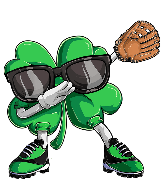 Dabbing Shamrock Baseball, St Patricks Day T-Shirt