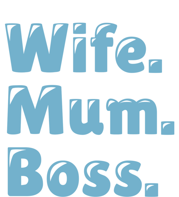 Wife Mom Boss Great Gift Kids Long Sleeve Shirt