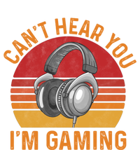 Can't Hear You I'm Gaming Cool Gift Funny Video Gamer Gift Vintage Gift Tall Hoodie