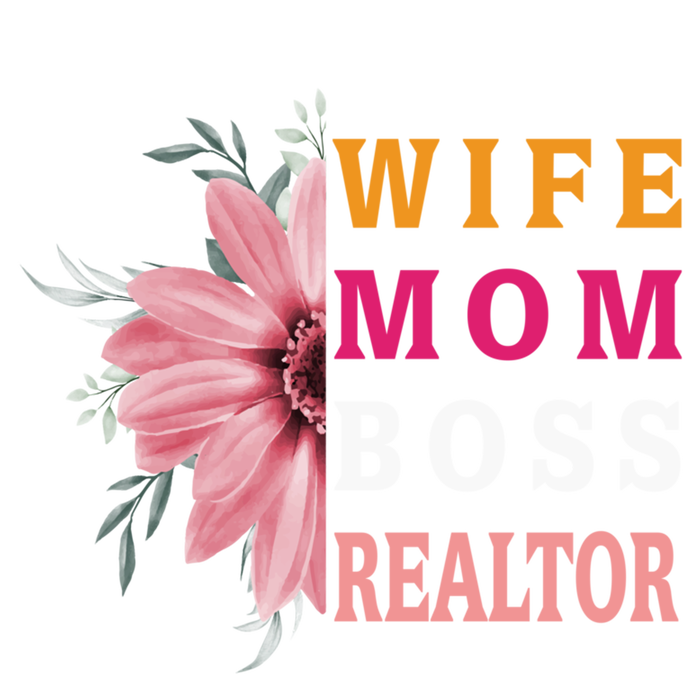 Wife Mom Boss Realtor Cool Gift Tall Long Sleeve T-Shirt