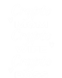 Wo Crypto Mom Wife Boss Funny Tee Bitcoin Ethereum Gift T-Shirt