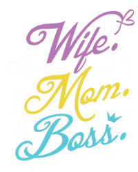 Wo Power Wife Mom Boss Gift Design Mothers Day Cool Gift Valucap Bio-Washed Visor