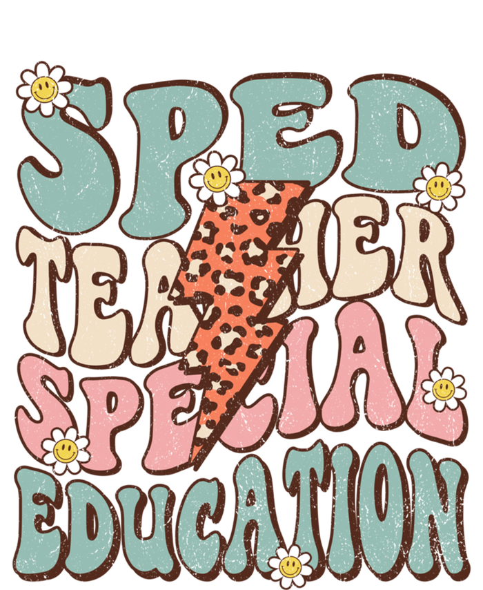 Groovy Retro Sped Teacher Life Special Education Crew Floral Great Gift Toddler Long Sleeve Shirt