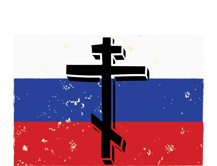 Russian Orthodox Flag Cross Gift T-Shirt