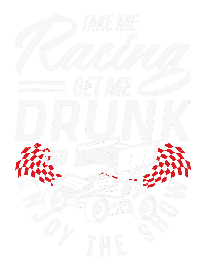 Dirt Track Racing Race Sprint Car Girlfriend Girl Grandma T-Shirt