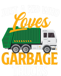 Just A Boy / Girl Who Loves Garbage Trucks Trash Dump Truck Lover Women's T-Shirt