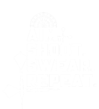 Aim Shoot Swear Repeat Funny Gift Dart Player Gift T-Shirt