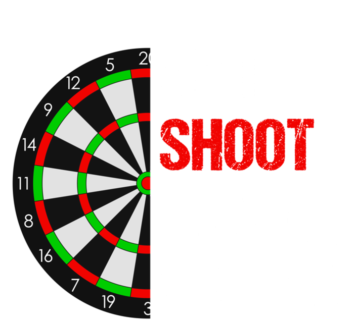 Aim Shot Swear Repeat Darts With Dartboard Design Gift T-Shirt