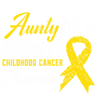 Aunty Of A Warrior Hood Cancer Awareness Gift Poster