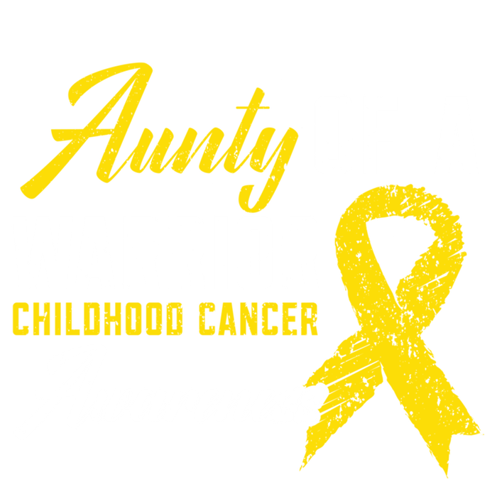 Aunty Of A Warrior Hood Cancer Awareness Gift Poster