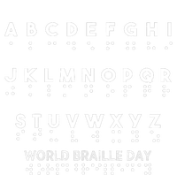 World Braille Day Blind Awareness Solidarity Design Dry Zone Grid Polo