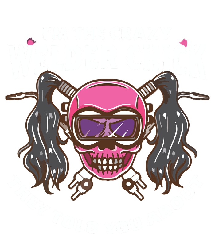 I'm The Crazy Welder Chick They Told You About Welding Youth Performance Sprint T-Shirt