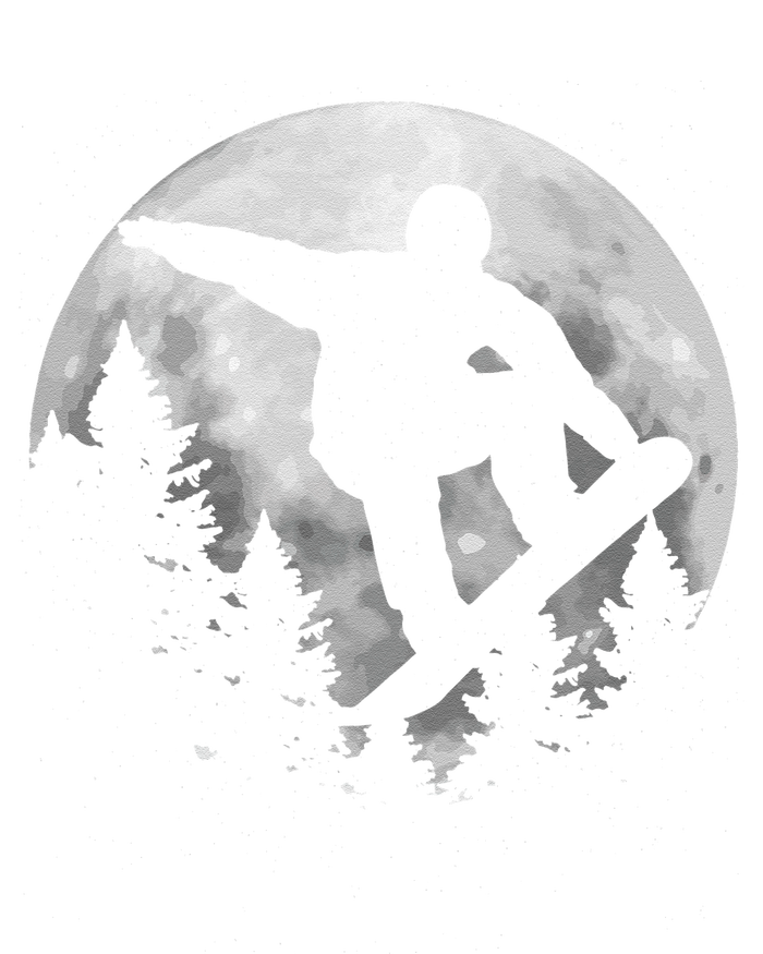 Snowboard Moon Funny Freestyle Snowboarding T-Shirt