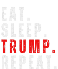 Eat Sleep Trump Repeat For President Trump 2024 Reelection Toddler Fine Jersey T-Shirt