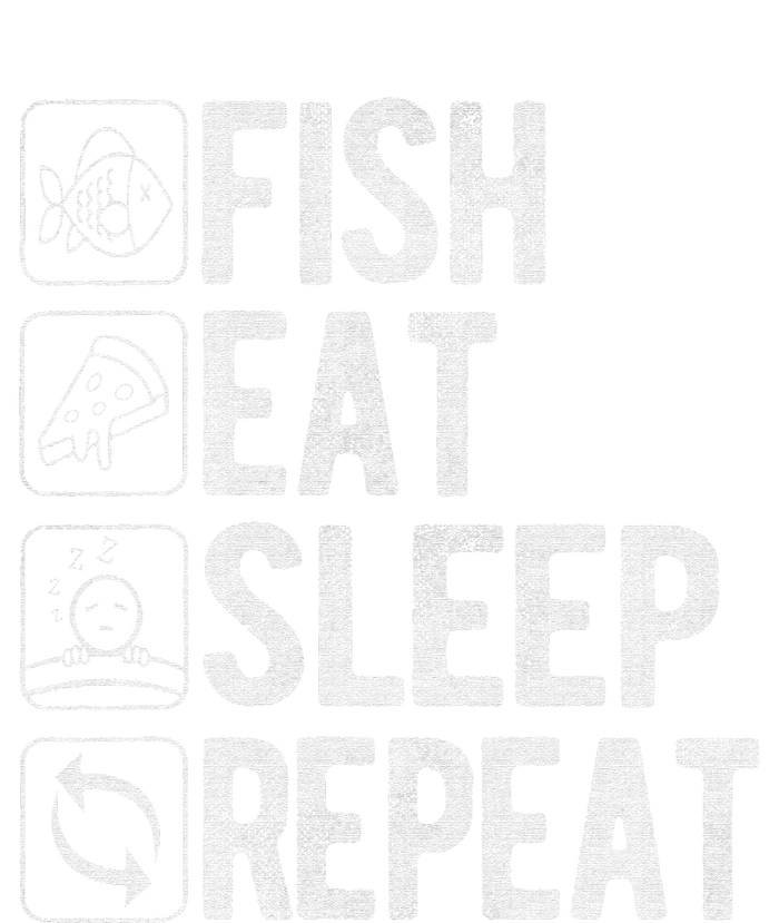 Fish Eat Sleep Repeat Funny Sayings Novelty Fishing Women's Long Sleeve Flannel Pajama Set 