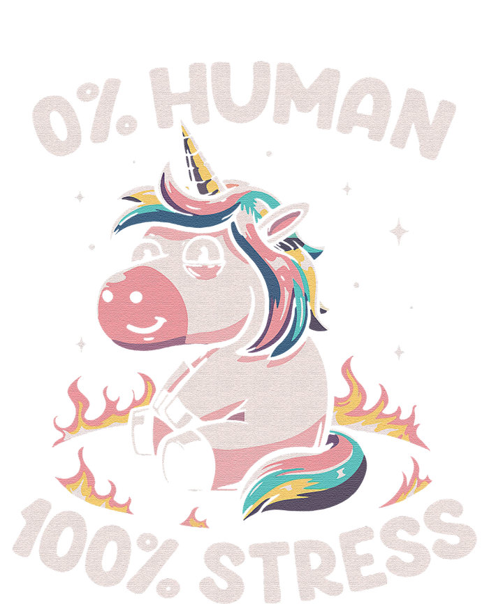 Funny Not Human Just Stressed Unicorn Burn Rainbow Toddler Long Sleeve Shirt