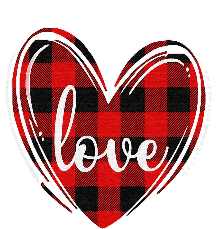 Girls Valentines Day Shirts Funny Hearts Love Buffalo Plaid Sweatshirt Cinch Pack Bag