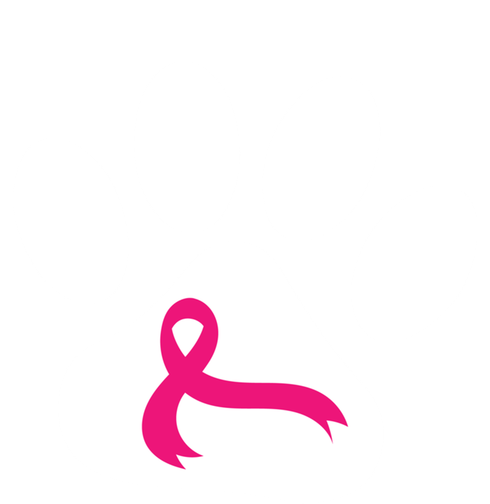 Dog Paw Print Breast Cancer Awareness Pink Ribbon Warrior Gift T-Shirt