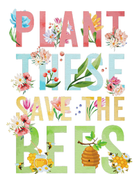 Plant These Save The Bees Botanical Vintage WildFlowers Cooling Performance Crew T-Shirt