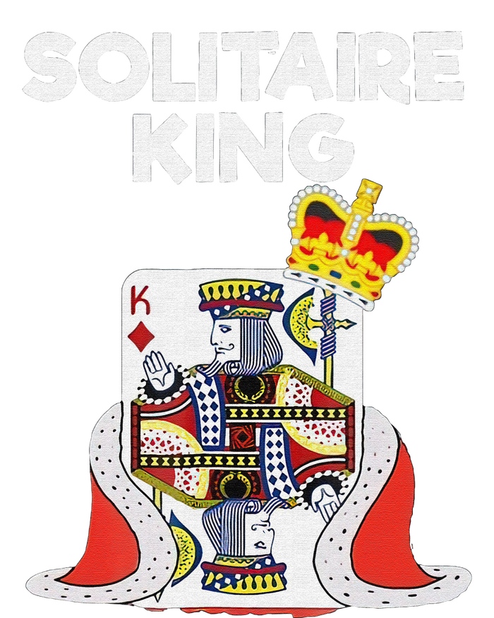 Solitaire Gifts Funny King Card Game Spider Solitaire T-Shirt